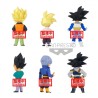 Lot de 6 figurines Dragon Ball Z WCF Extra Costume Collection