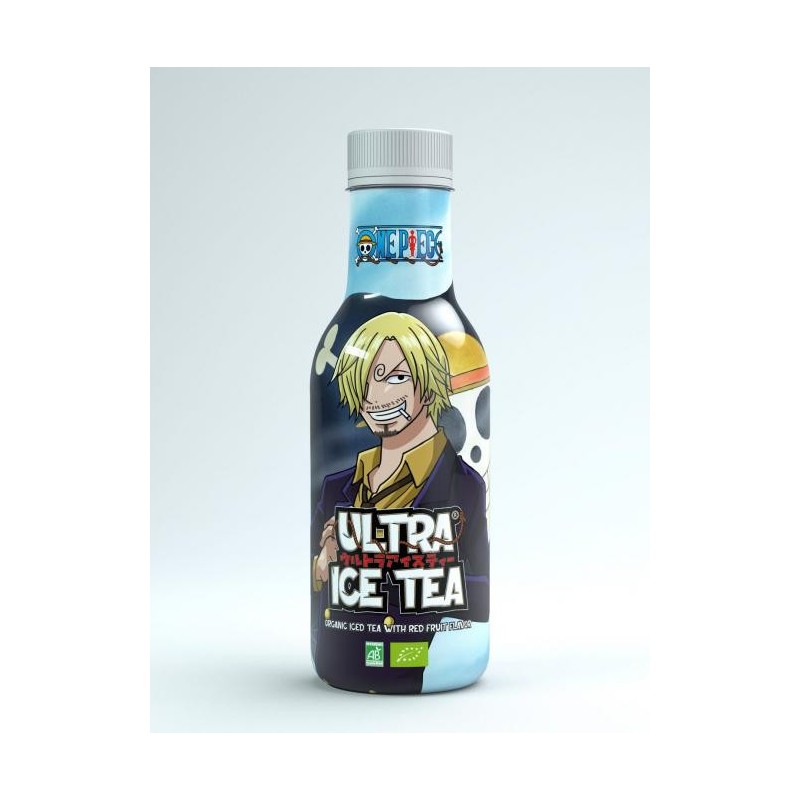 Bouteille de thé glacé bio One Piece Ultra Ice Tea Fruits Rouges Sanji