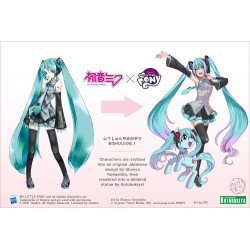 Statuette Mon Petit Poney feat. Hatsune Miku Bishoujo 1/7 Hatsune Miku Pony