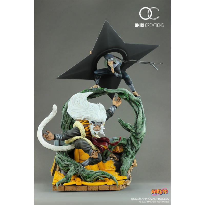 Statuette en résine Naruto Shippuden Sandaime Hokage The Last Fight