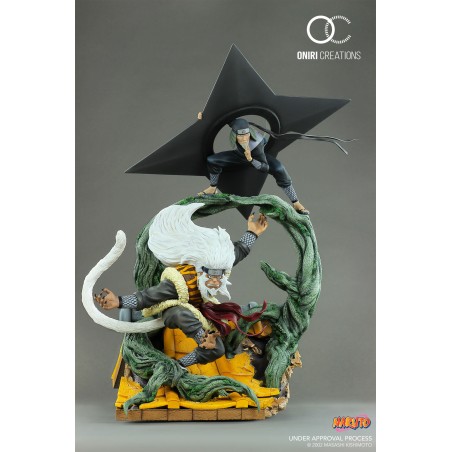 Statuette en résine Naruto Shippuden Sandaime Hokage The Last Fight