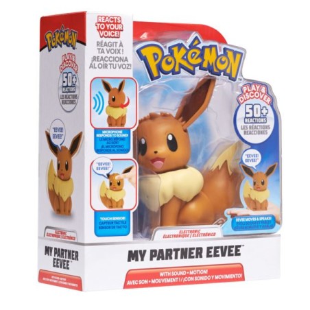 Figurine Interactive Pokemon My Partner Eevee Evoli