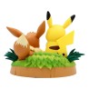 Diorama Pokémon Pikachu et Evoli
