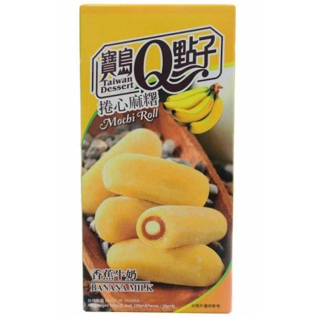 Mochis Roulés à la Banane et au Lait