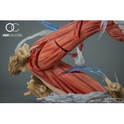 Statuette en résine L’Attaque des Titans 1/6 Levi VS Female Titan