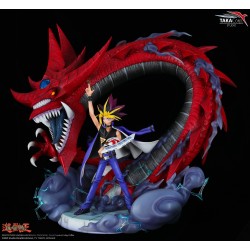 Statuette en résine Yu-Gi-Oh! Yami Yugi & Slifer Le Dragon Céleste