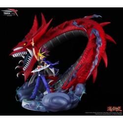 Statuette en résine Yu-Gi-Oh! Yami Yugi & Slifer Le Dragon Céleste