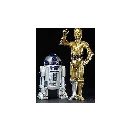 Lot de 2 Statuettes Star Wars PVC ARTFX 1/10 C-3PO & R2-D2