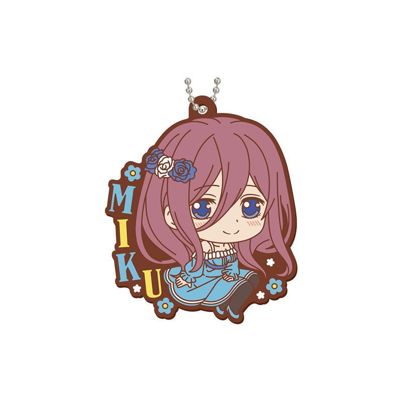 Porte Clés en Caoutchouc Rubber Mascot The Quintessential Quintuplets Miku Nakano