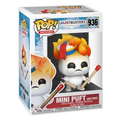 Figurine SOS Fantômes : L'Héritage POP! Movies Mini Puft on Fire