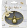 Collier avec horloge Harry Potter Vif d'or