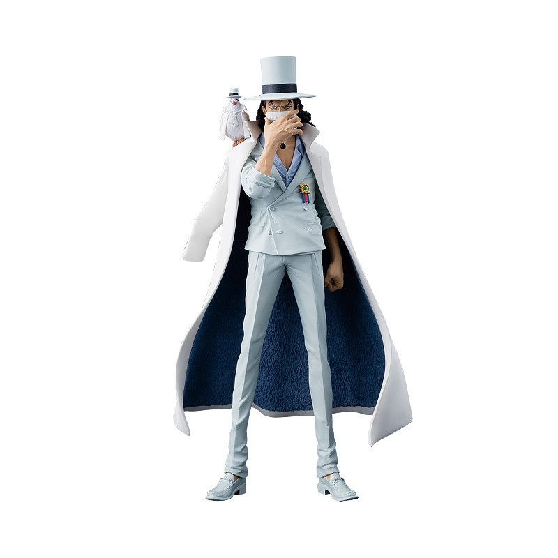 Statuette One Piece Film Gold Creator X Creator Rob Lucci Blanc