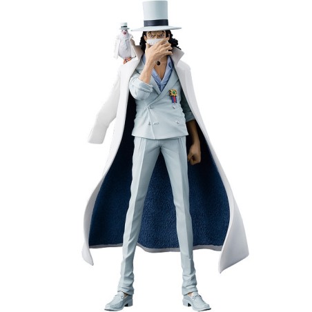 Statuette One Piece Film Gold Creator X Creator Rob Lucci Blanc