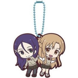Porte clés en caoutchouc Sword Art Online Night Without Stars Assorted Asuna et Misumi