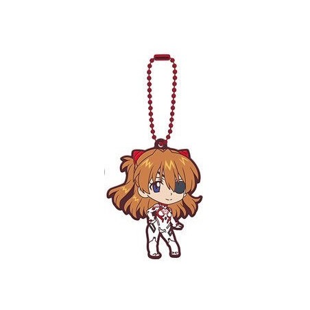 Porte-clés en caoutchouc Evangelion Assort 02 Souryuu Asuka Langley