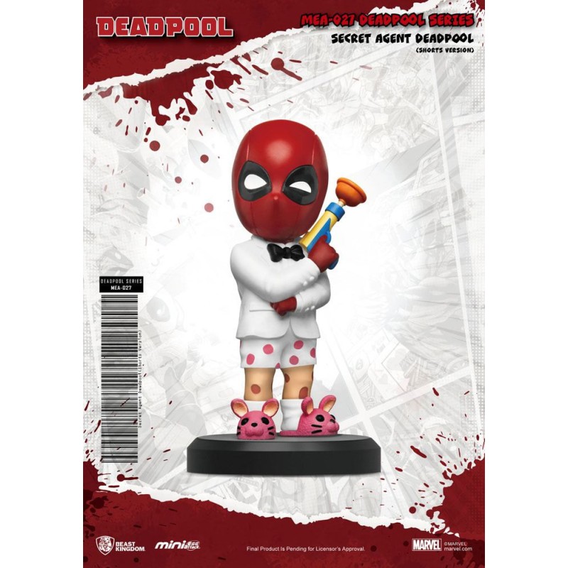 Figurine Marvel Comics Mini Egg Attack Secret Agent Deadpool Short Version