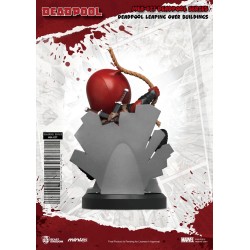 Figurine Marvel Comics Mini Egg Attack Deadpool Leaping Over Buildings