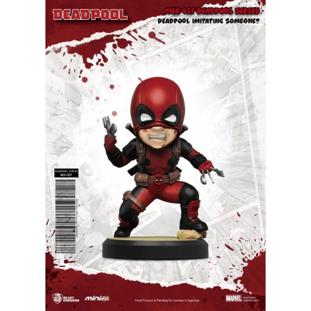 Figurine Marvel Comics Mini Egg Attack Deadpool Imitating Someone ?