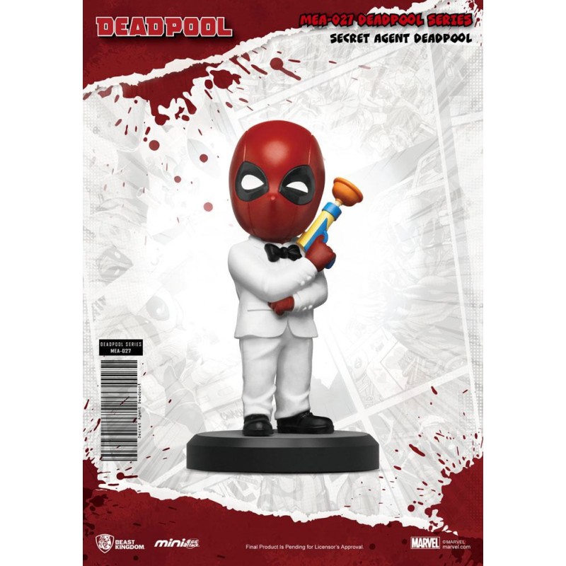 Figurine Marvel Comics Mini Egg Attack Secret Agent Deadpool