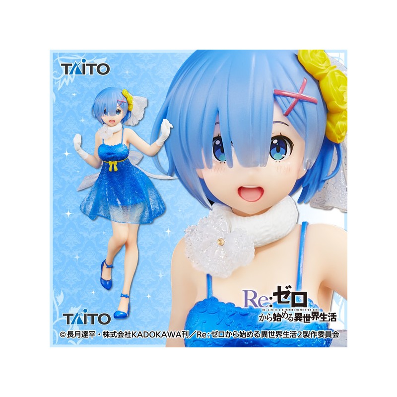 Figurine Re:Zero Precious Figure Rem Clear Dress Version