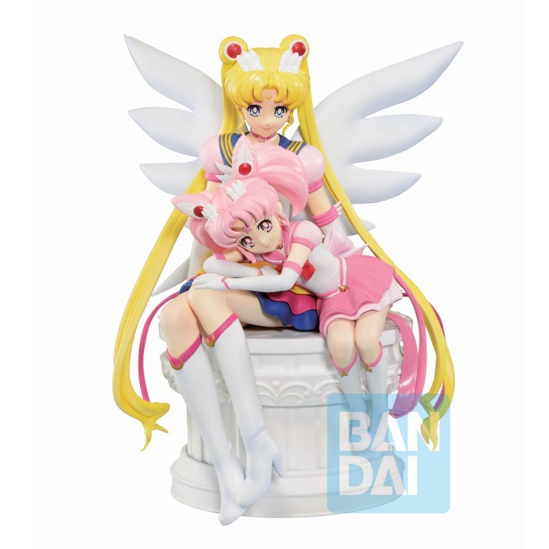 Statuette Sailor Moon Eternal Sailor Guardians Ichibansho Sailor Moon & Chibi Moon