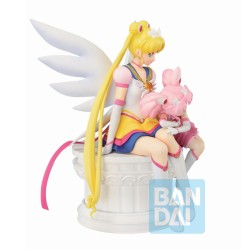 Statuette Sailor Moon Eternal Sailor Guardians Ichibansho Sailor Moon & Chibi Moon