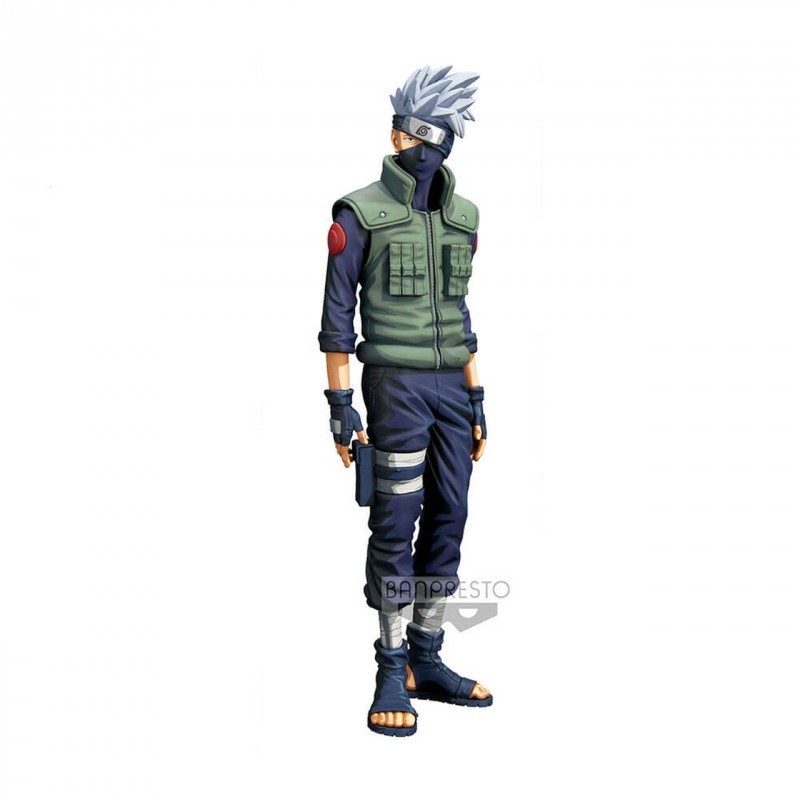 Figurine Naruto Shippuden Grandista Nero Kakashi Hatake Manga Dimensions Version