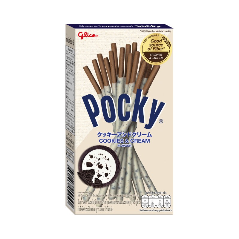 Pocky Cookies and Cream