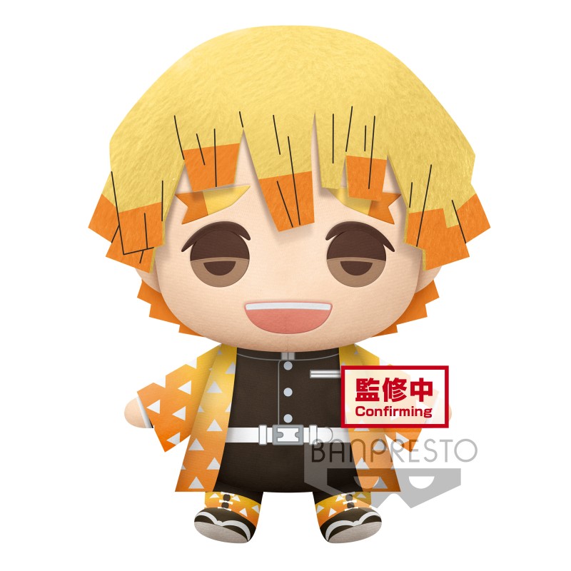 Figurine en Peluche Demon Slayer Zenitsu Agatsuma Grand Modèle