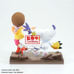 Figurine Digimon Adventure Archives DXF Figure Diorama Hikari & Tailmon