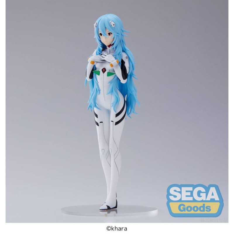 Figurine Evangelion: 3.0+1.0 Thrice Upon a Time SPM Rei Ayanami Long Hair Version