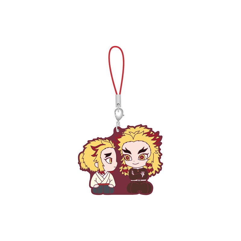 Porte-clés Demon Slayer Collection 11 Kyojuro Rengoku et Senjuro Rengoku