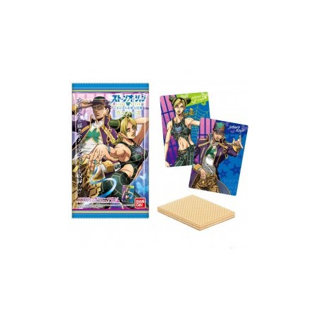 Carte + gaufrette Jojo's Bizarre Adventure Stone Ocean
