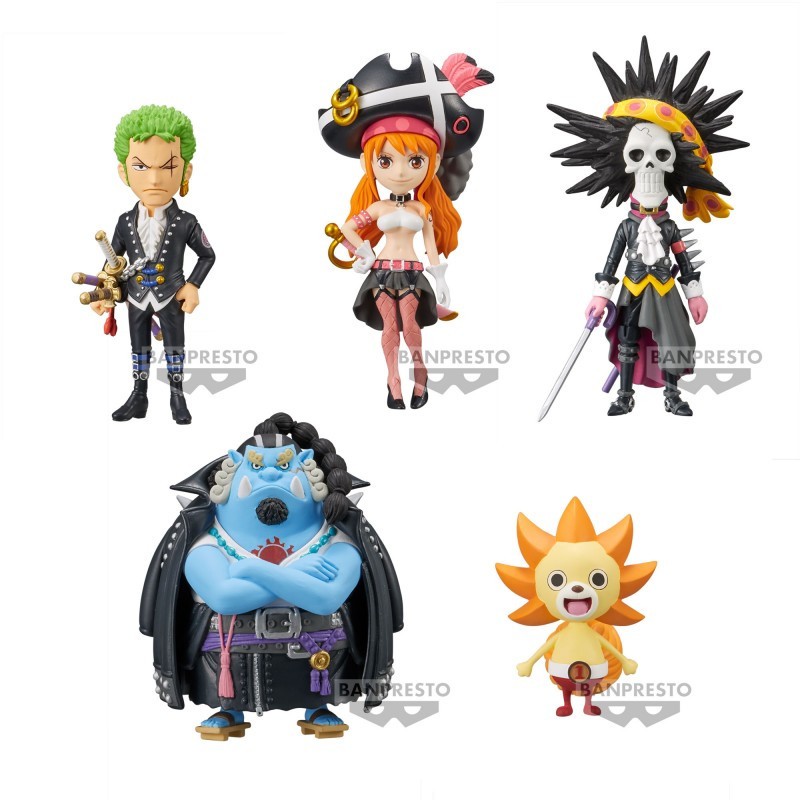 Lot de 5 Figurines One Piece Film Red WCF Vol.02