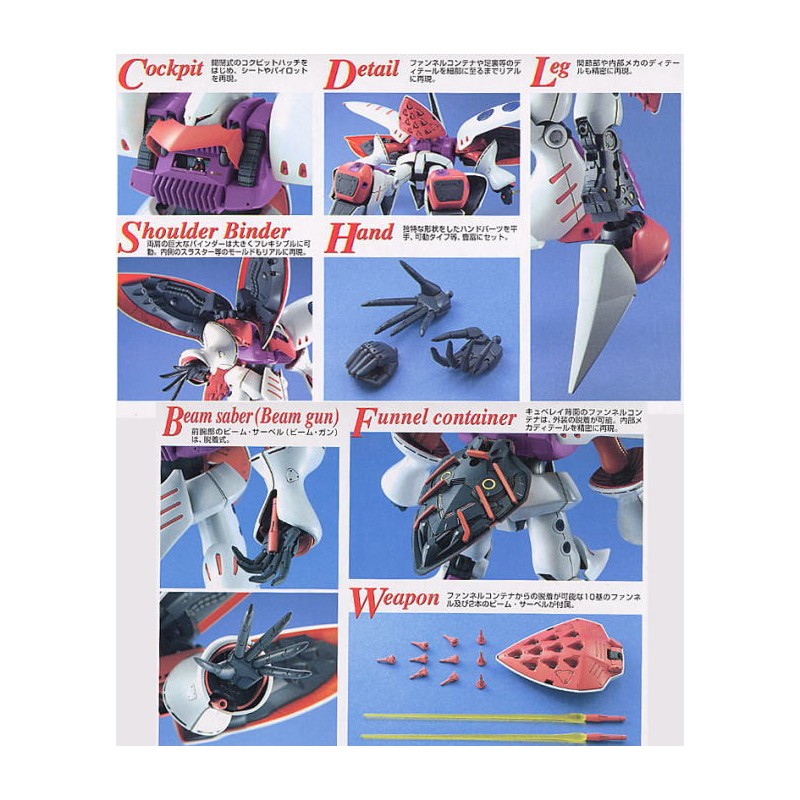 Mô hình lắp ráp MG 1/100 AMX-004 QUBELLEY - MG 1/100 - MGEX-MGSD