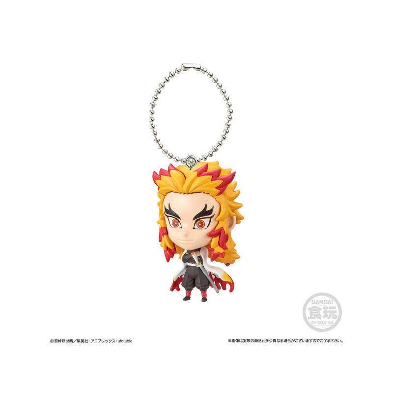 Figurine en Porte Clés Demon Slayer Deformed Mascot Collection Kyoujuro Rengoku
