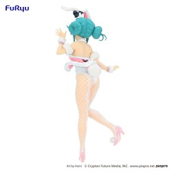 Statuette Hatsune Miku BiCute Bunnies Hatsune Miku White Rabbit Baby Pink Version
