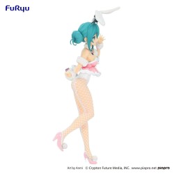Statuette Hatsune Miku BiCute Bunnies Hatsune Miku White Rabbit Baby Pink Version