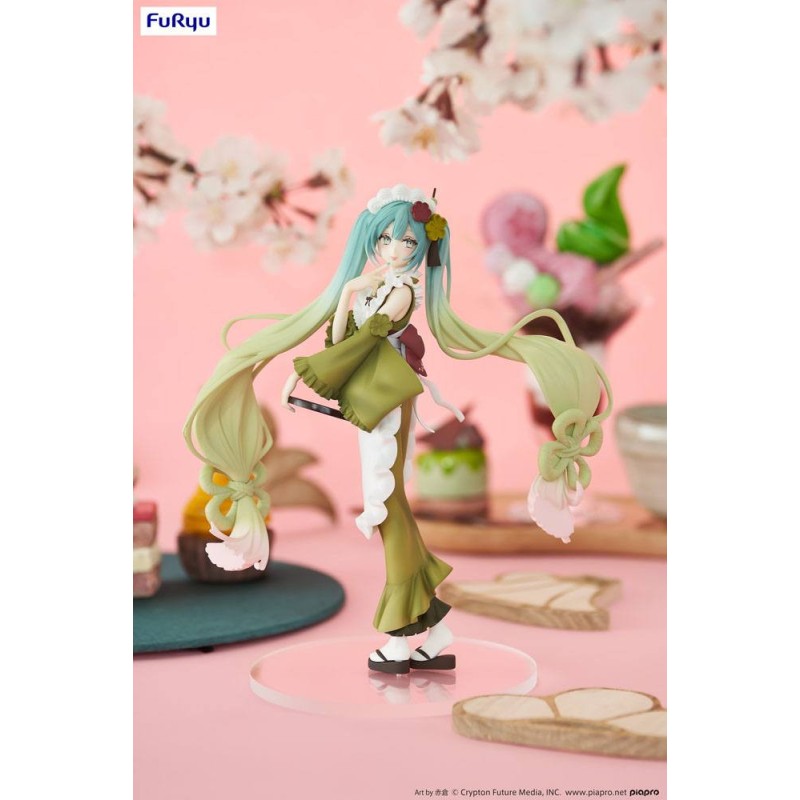 Figurine Hatsune Miku Exceed Creative Hatsune Miku Matcha Green Tea Parfait Version