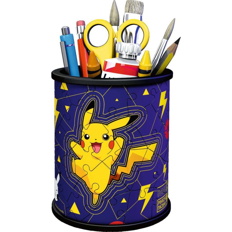 Maquette Pokemon Puzzle 3D Pot à Crayons