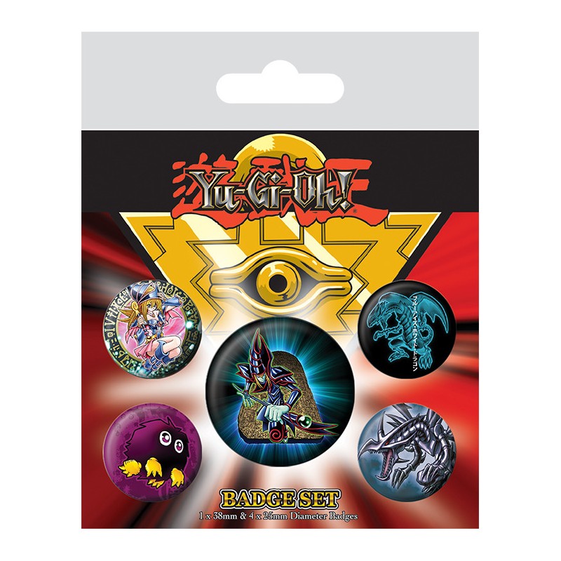 Lot de 5 Badges YU-GI-OH! Dark Magician