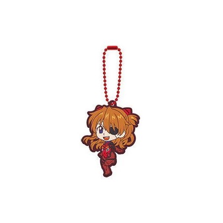 Porte-clés en caoutchouc Evangelion Assort 03 Souryuu Asuka Langley