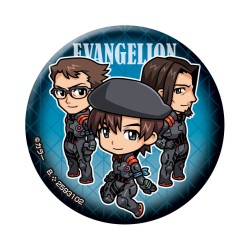 Badge Evangelion Assort 03 Aoba Shigeru, Hyuga Makoto et Ibuki Maya