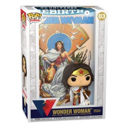 Figurine DC Rebirth POP! Comic Cover 80th Wonder Woman Rebirth On Throne