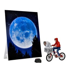 Figurine E.T. l'Extra-Terrestre Elliott & E.T. sur Bicyclette