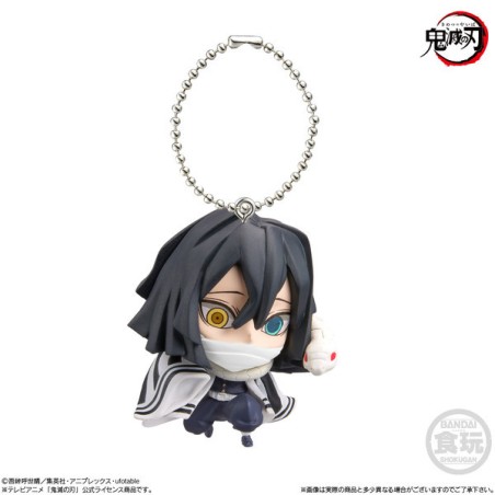 Figurine en Porte Clés Demon Slayer Deformed Mascot Collection 4 Iguro Obanai