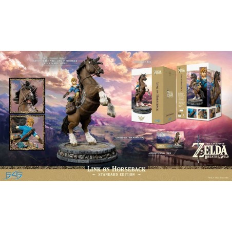 Statuette The Legend of Zelda Breath of the Wild Link à cheval