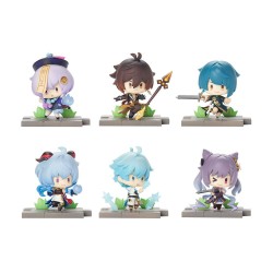 Lot de 6 figurine Genshin Impact Battle Scene Series Liyue Edition