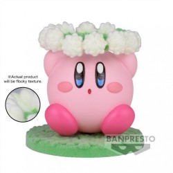Figurine Kirby Fluffy Puffy Mine Play In The Flower Version B Kirby