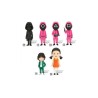 Lot de 6 Figurines Squid Game WCF Collection